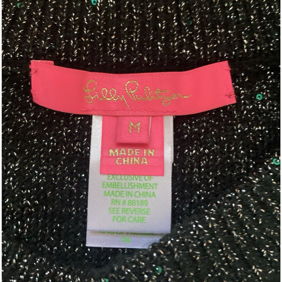 Lilly Pulitzer Dark Green Long Sleeve Dress - Picture 12 of 14